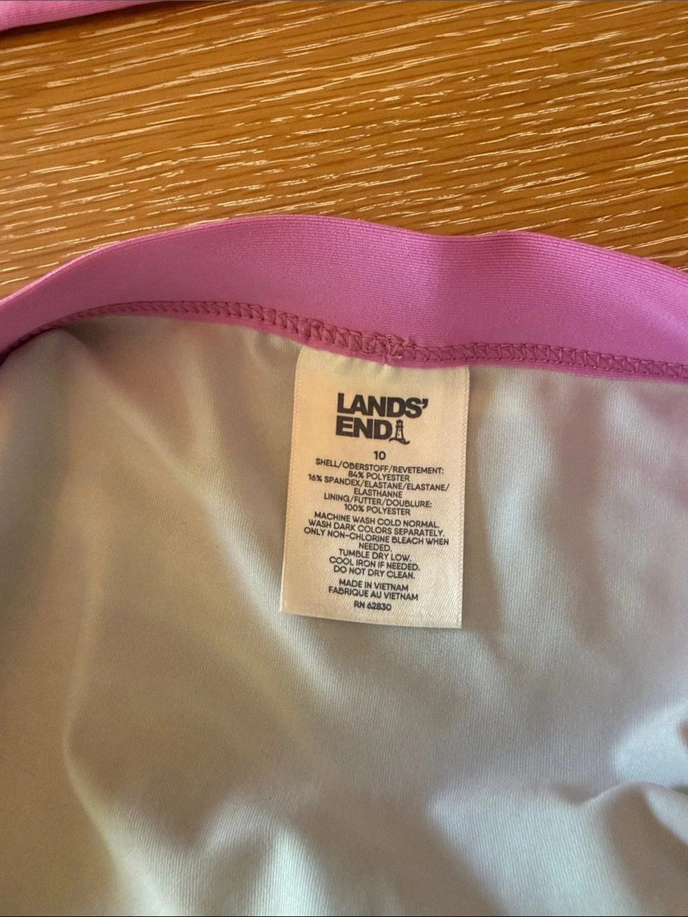 Lands End sleeve trimmed set